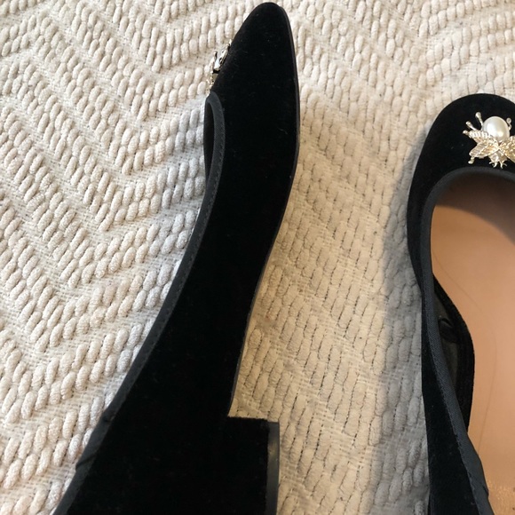 ZARA trafaluc velvet insect flats - Picture 5 of 7